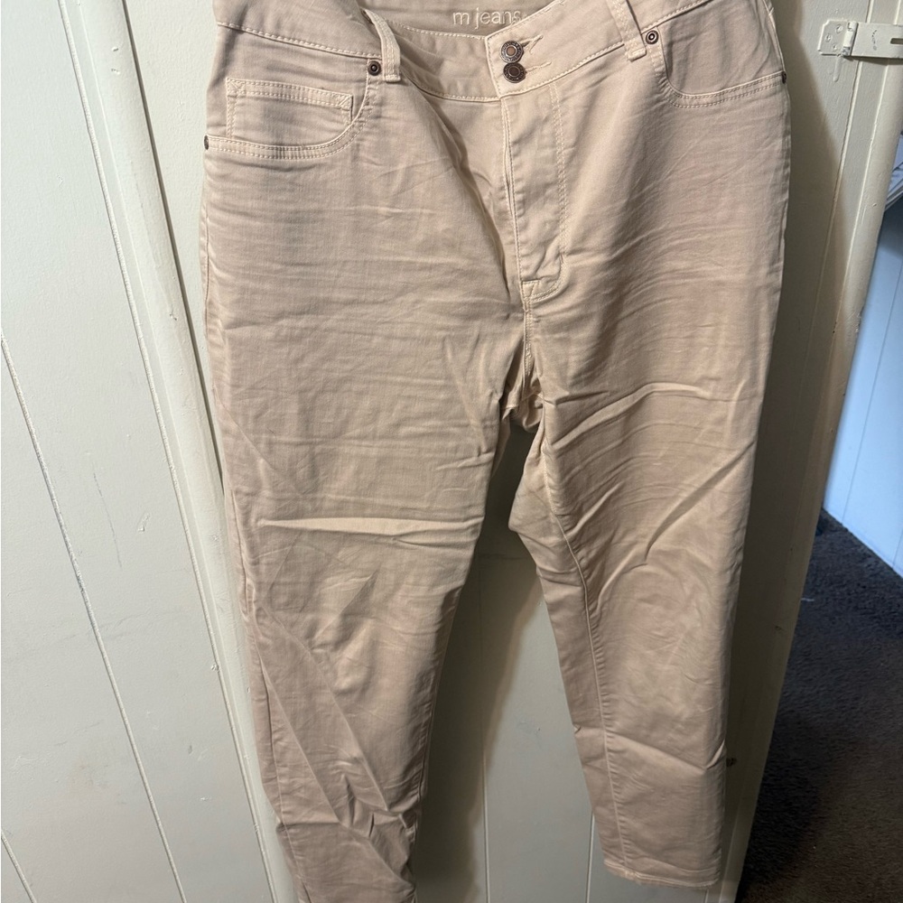 Maurices Tan Straight Leg Pants